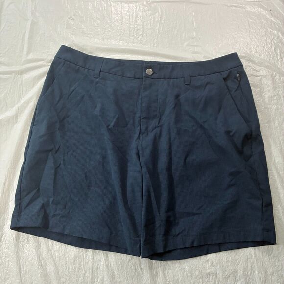lululemon athletica Other - Lululemon ABC Classic Fit Woven Air Shorts 36x7 Blue Chino Golf Performance